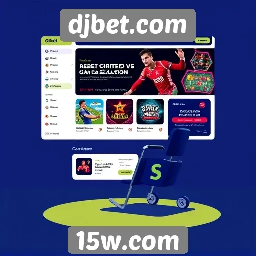 Acessibilidade e navegação no site djbet.com
